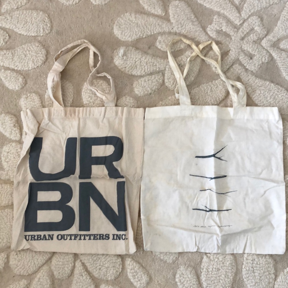 Anthropologie & Urban Outfitters shopping bags